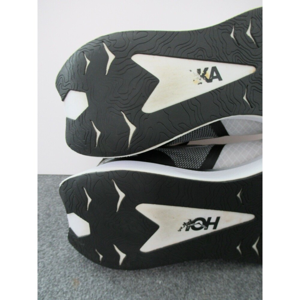 Hoka One One U Transport X Shoes Mens Sz 10 Black White #1152450 Sneakers - Picture 12 of 13